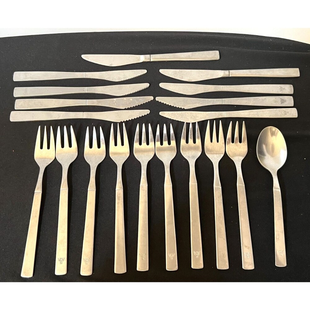 MCM Vtg AMERICAN AIRLINES First Class AA Flatware Silverware